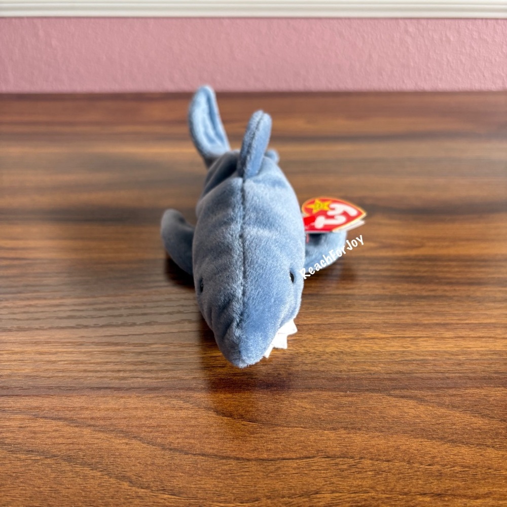 Beanie Baby Crunch Ty Shark Plush